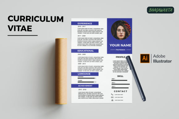 Download CV Resume Template #425 - Resume template Collection